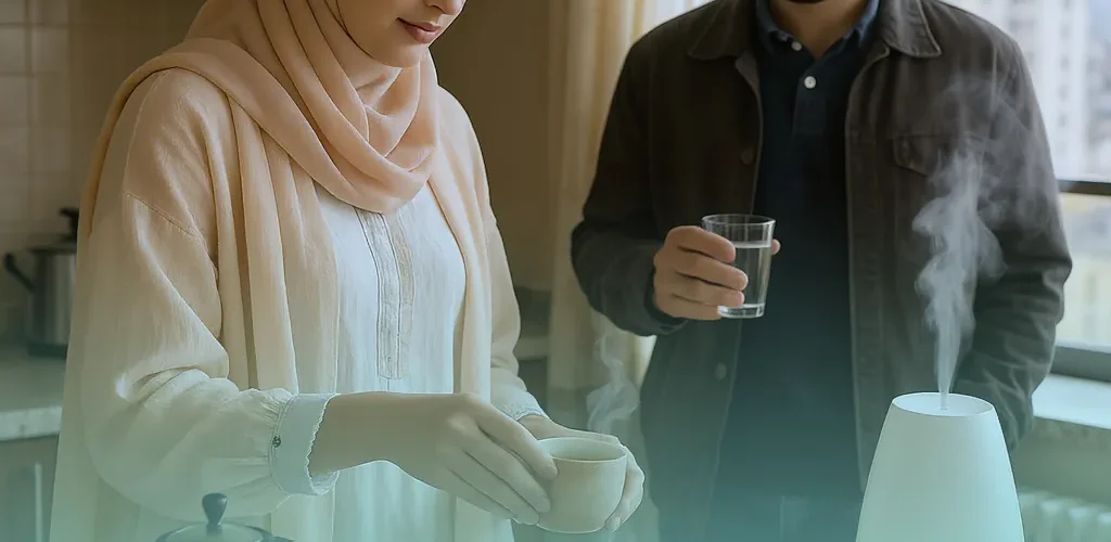 درمان سریع سوزش گلو