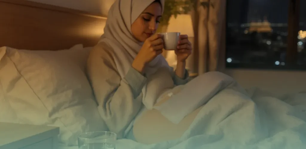 درمان درد معده در شب