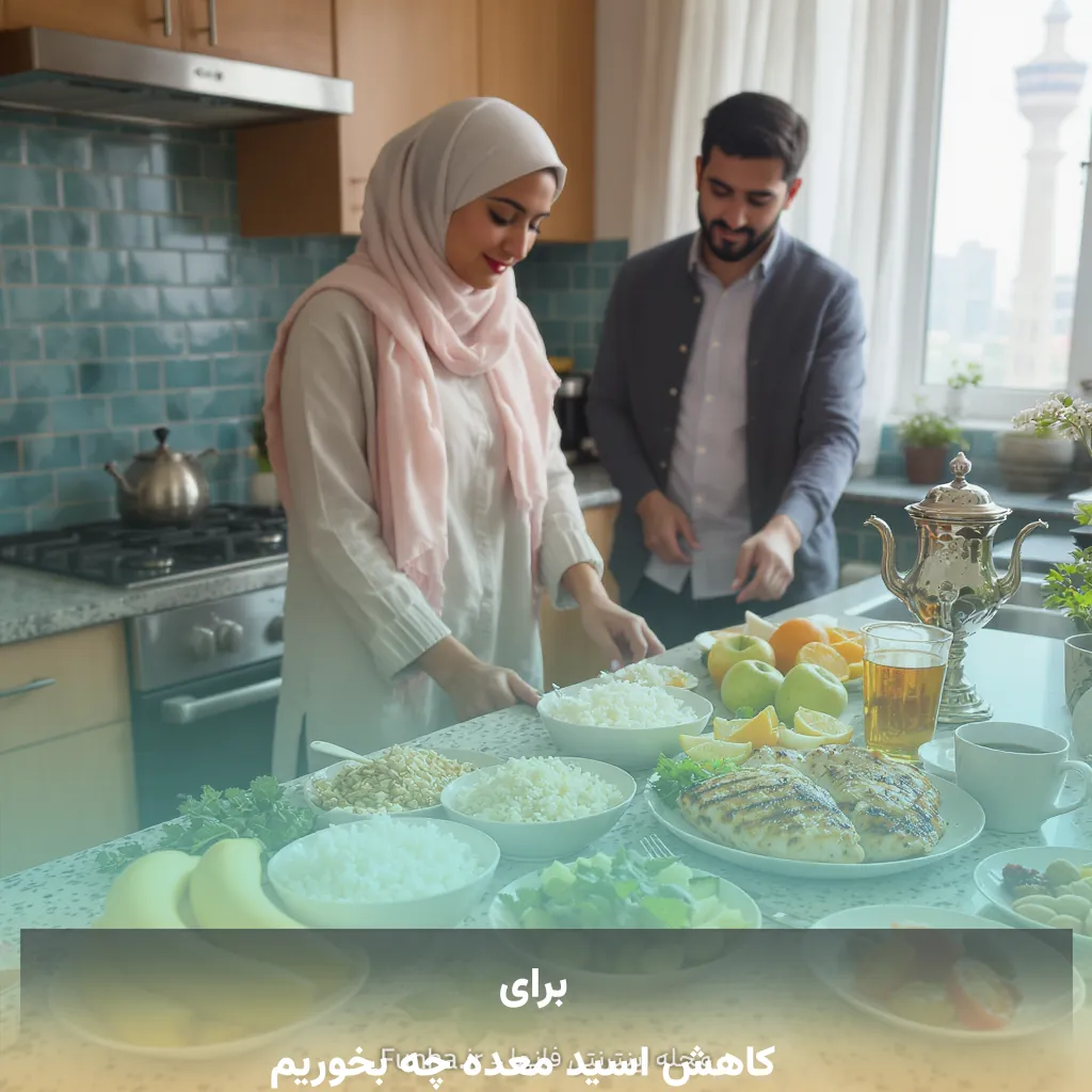 برای کاهش اسید معده چه بخوریم