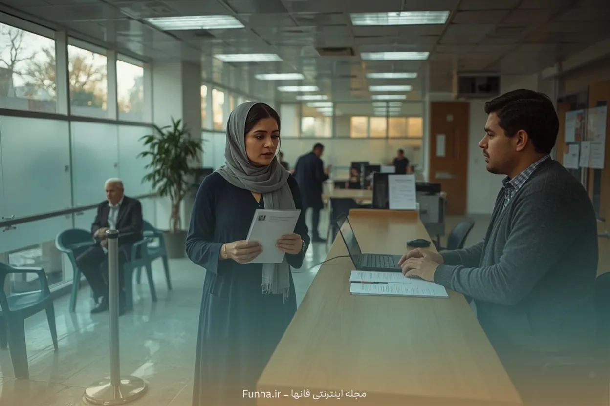 گم شدن همزمان رسید و کد رهگیری کارت ملی