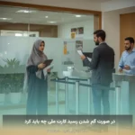 در صورت گم شدن رسید کارت ملی چه باید کرد