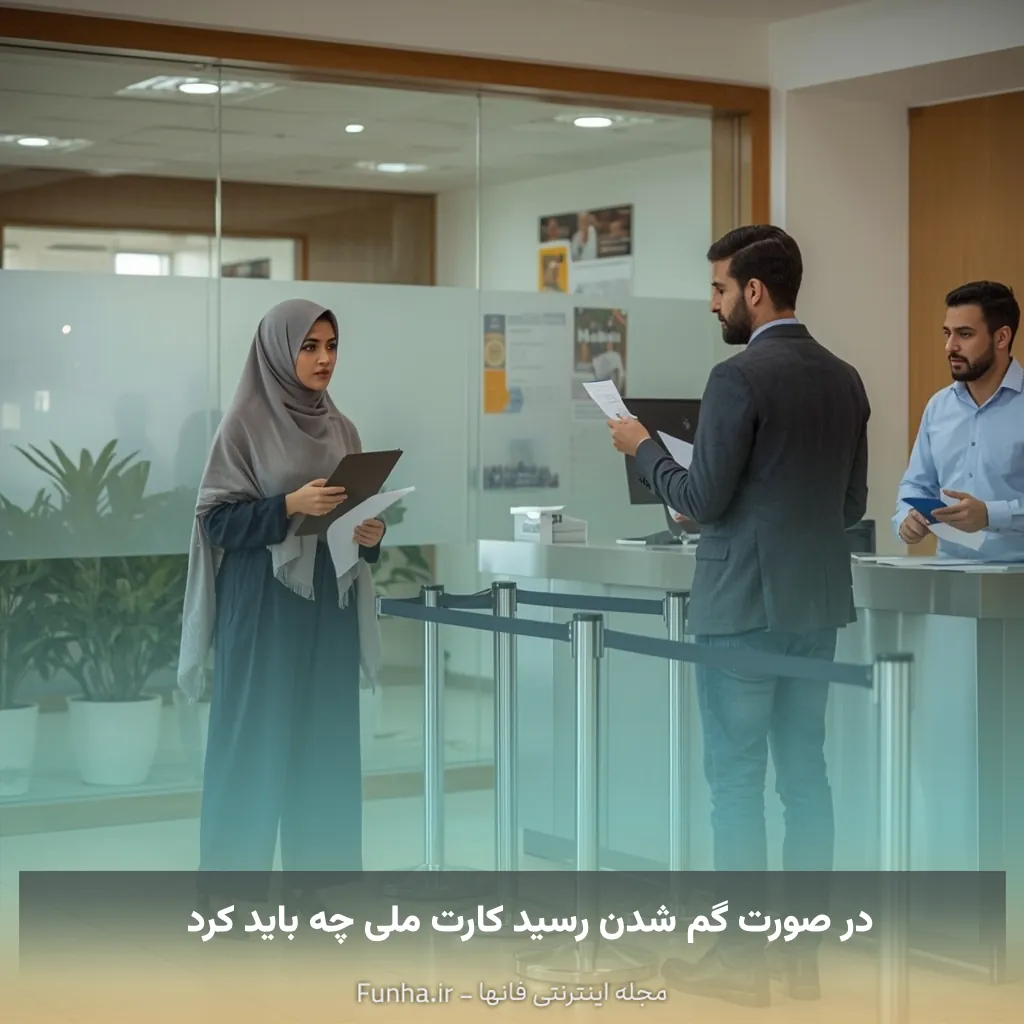 در صورت گم شدن رسید کارت ملی چه باید کرد