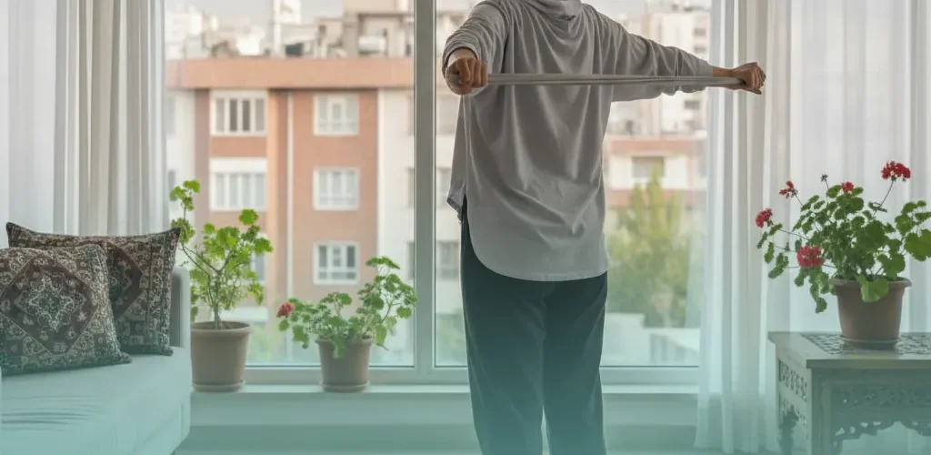 ورزش لاغری بازو و پشت بازو