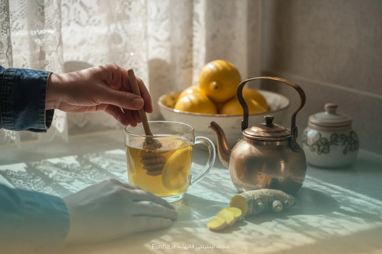 مواد لازم برای تهیه دمنوش زردچوبه و چای برای لاغری شکم