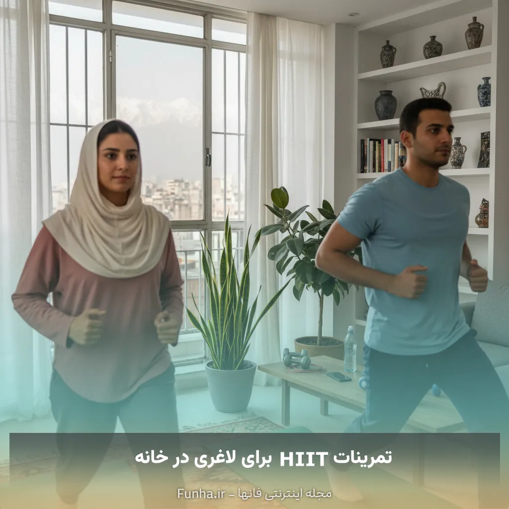 تمرینات HIIT برای لاغری در خانه
