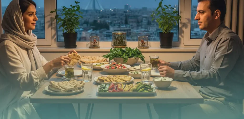 شام سبک برای لاغری سریع