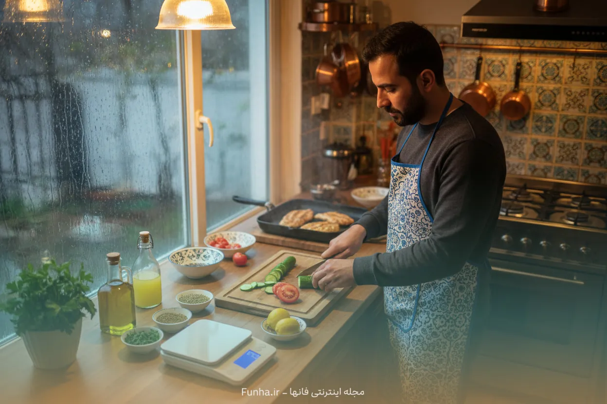 برنامه لاغری برای آقایان در خانه؛ ترکیب تمرین و تغذیه