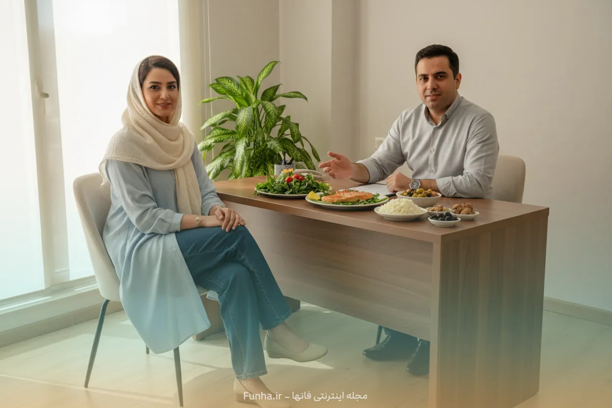 منوی نمونه رژیم کتوژنیک ایرانی برای لاغری