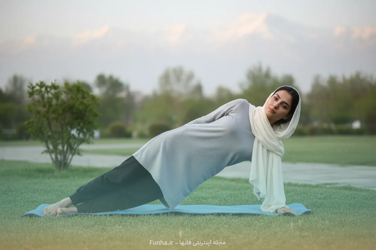 کاهش چربی پهلو با حرکات ساده