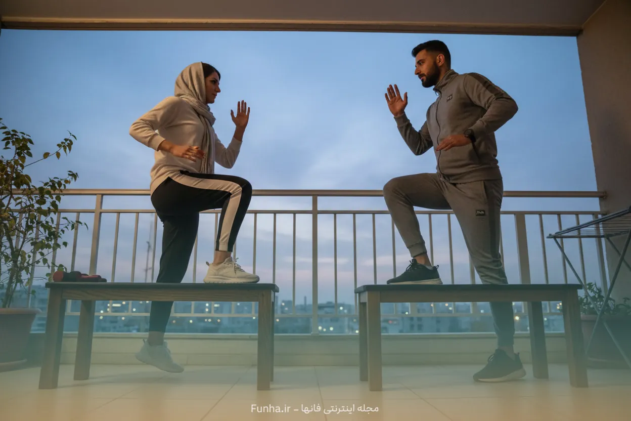 لاغری ران و باسن با ورزش در خانه با حرکات ساده و کاربردی