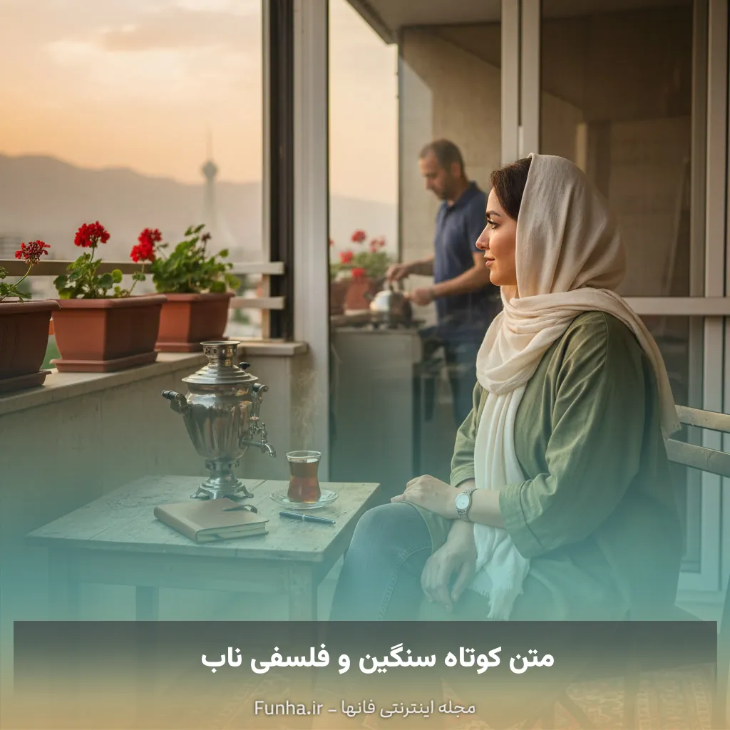 متن کوتاه سنگین و فلسفی ناب