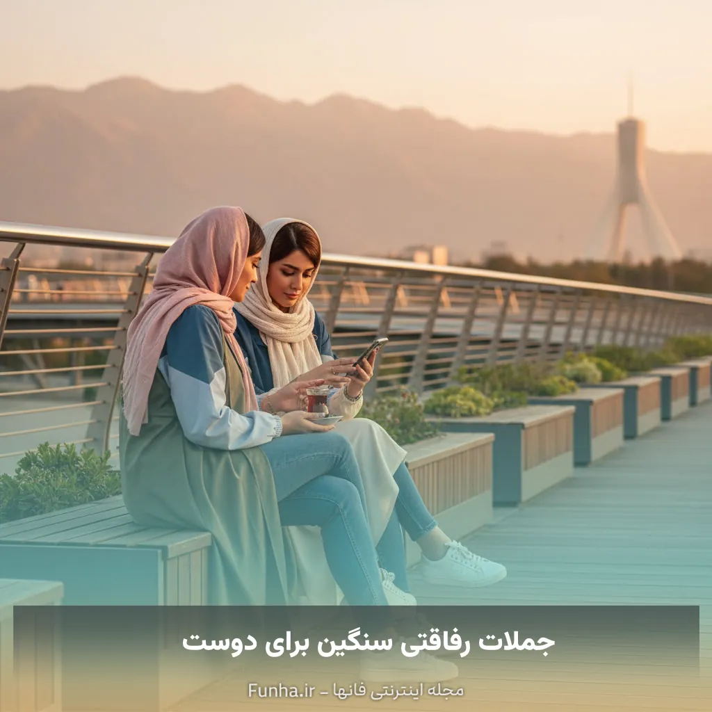 جملات رفاقتی سنگین برای دوست