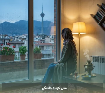 متن کوتاه دلتنگی