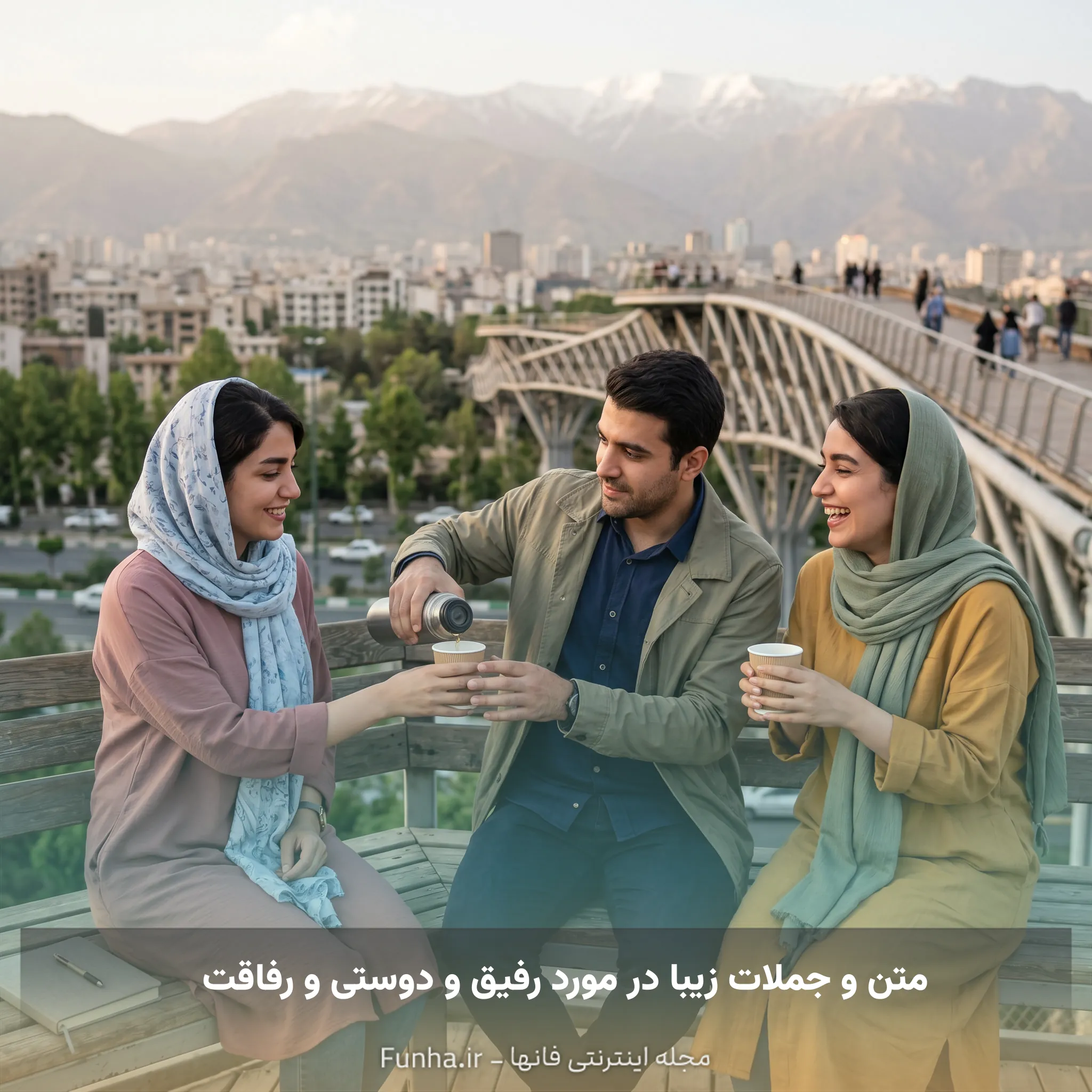 متن و جملات زیبا در مورد رفیق و دوستی و رفاقت