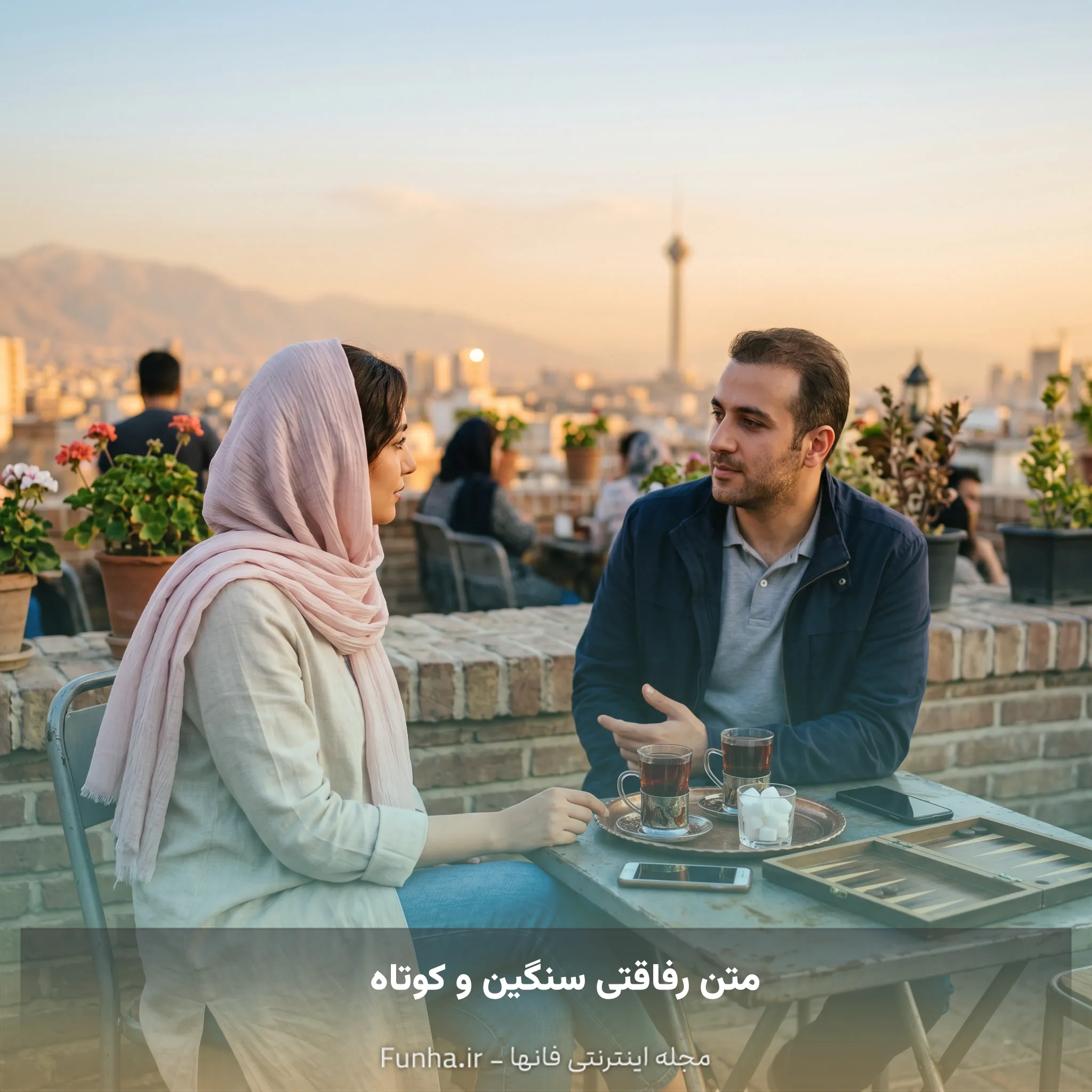 متن رفاقتی سنگین و کوتاه