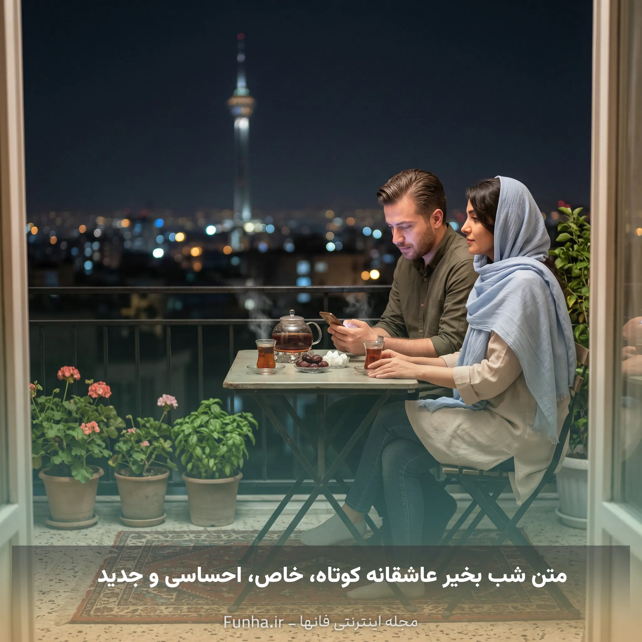 متن شب بخیر عاشقانه کوتاه، خاص، احساسی و جدید