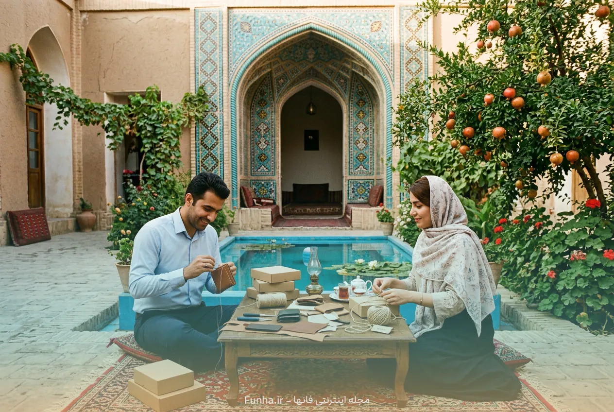 تولید محصولات خانگی کوچک و فروش اینترنتی