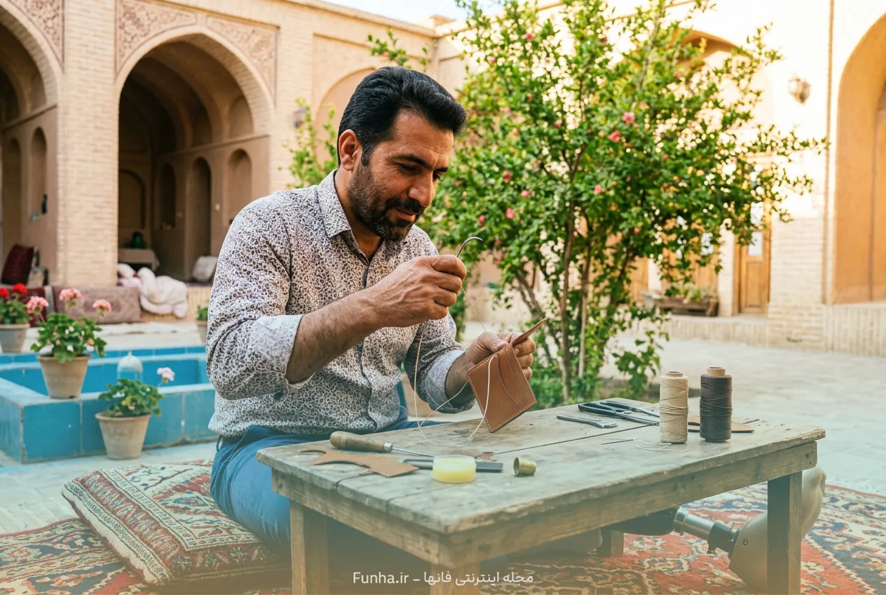 ساخت و فروش صنایع دستی به عنوان شغل خانگی برای معلولین