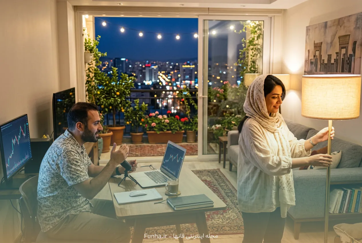 یادگیری مفاهیم ارز دیجیتال در خانه با لپ‌تاپ