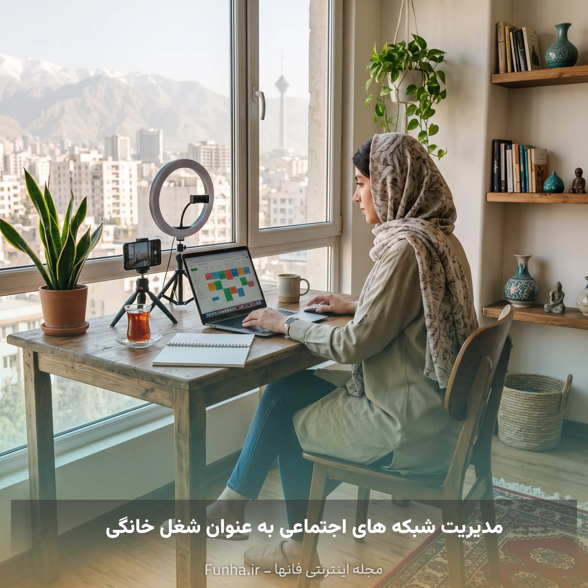 مدیریت شبکه های اجتماعی به عنوان شغل خانگی