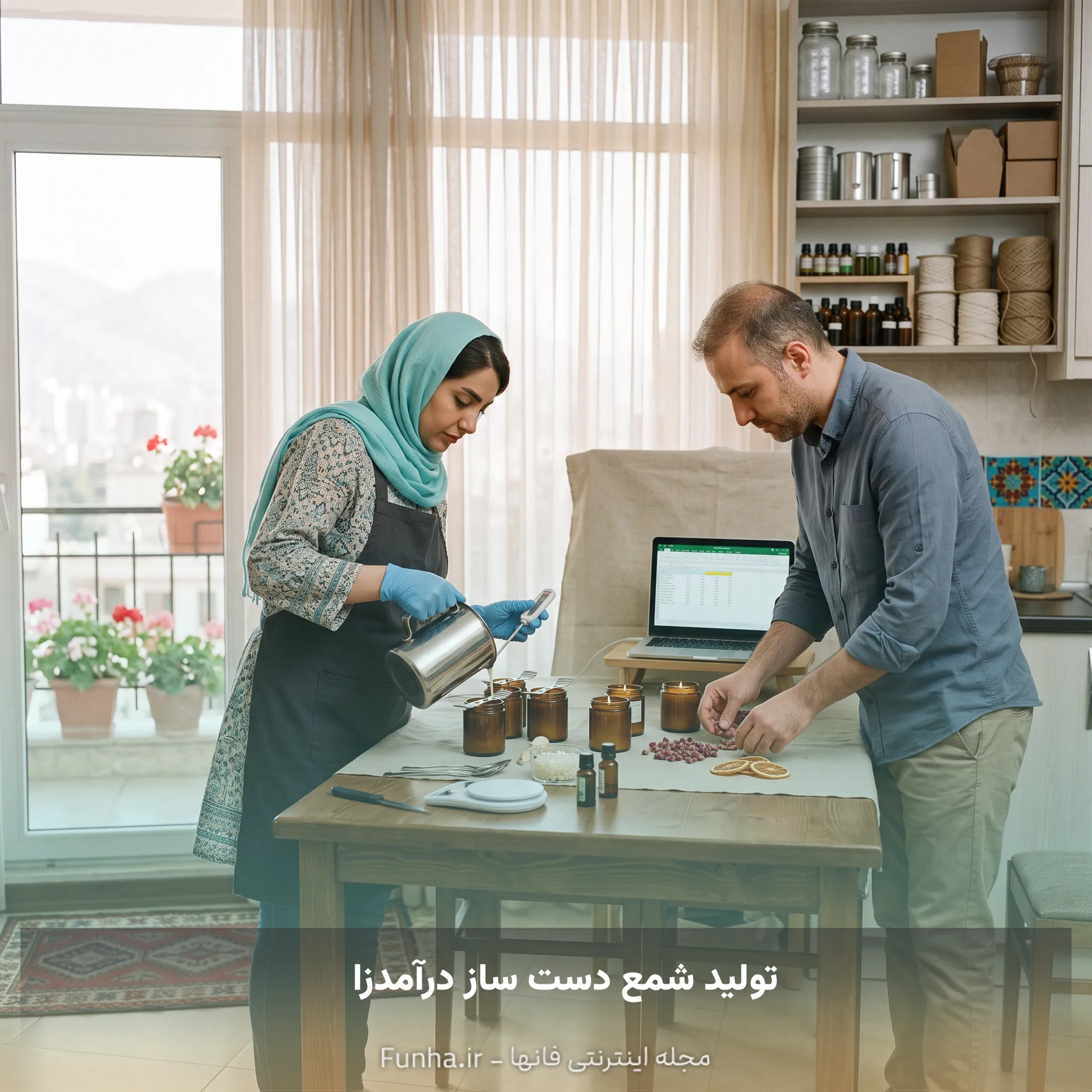 تولید شمع دست ساز درآمدزا