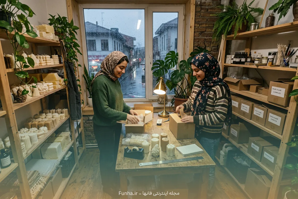 مواد اولیه مورد نیاز برای تولید شمع دست ساز در خانه